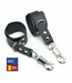 Red Leather Black Leather Handcuffs with Anti-Panic Carabiner for Suspension Play