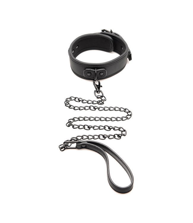 XR Brands XR Brands 7-Delige Bondage Set Met Nikkelvrije Kettingen En PU-Leer