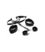XR Brands Adjustable Black Thigh and Wrist Bondage Sling for Ultimate Pleasure