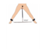 XR Brands Black Squat Spreader Bar with Ankle Cuffs & Dildo for Intimate Play
