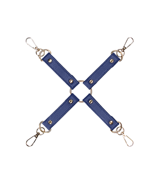 Ouch! Nautische Hogtie Connector Voor Pols- En Enkelboeien Met Zeemansdesign