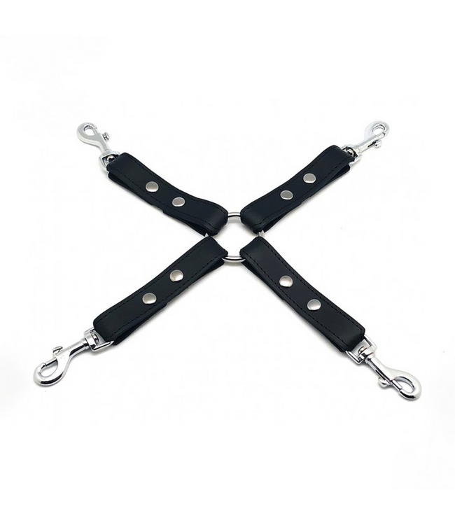 Red Leather Hochwertiger Zelle Leder-BDSM-Knoten mit Haken – 16,5 cm, stilvoll und robust