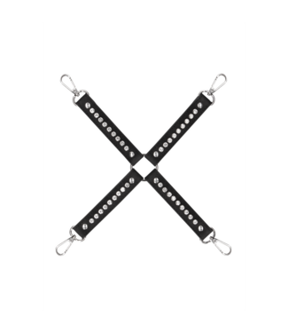 Ouch! Diamond-Stitched Hogtie: Ultimate Safe Bondage Experience
