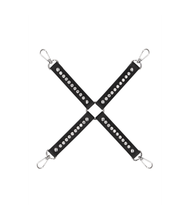 Ouch! Diamond-Stitched Hogtie: Ultimate Safe Bondage Experience