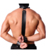 Red Leather High-Quality Black Leather Bondage Collar – Stylish & Durable Design
