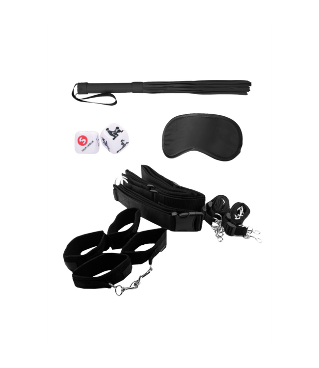 Ouch! Verstelbaar Bondage Riem Bedwangsysteem Met Boeien, Bevestiging & Accessoires