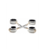 XR Brands Witte PU Glowing Hog Tie Bondage Set Voor Veilig BDSM Plezier
