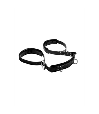 XR Brands Leren Sling Met Opgevulde Dijsteun En Nekvoering Voor Comfortabele Positionering XR Brands