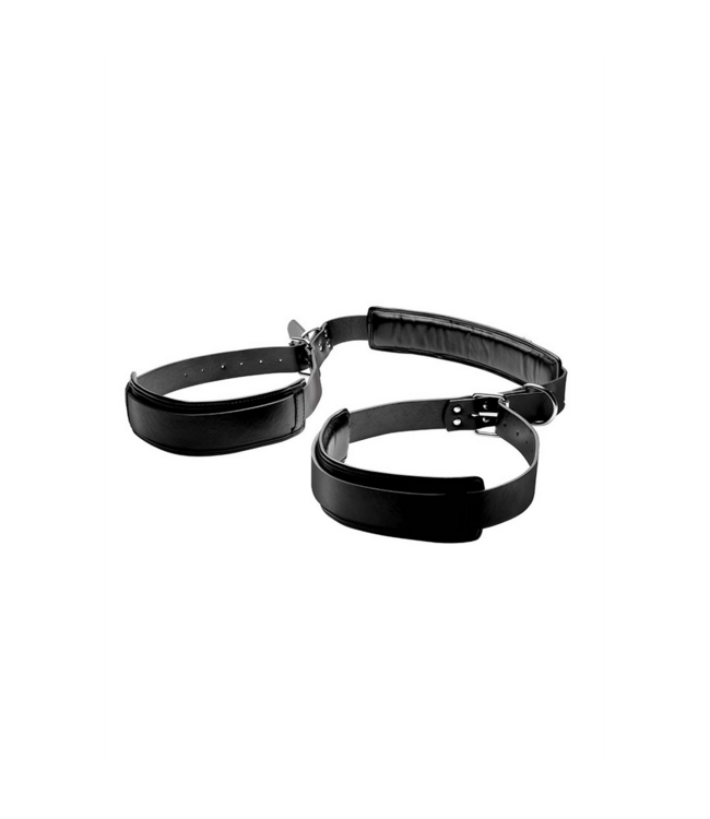 XR Brands Leren Sling Met Opgevulde Dijsteun En Nekvoering Voor Comfortabele Positionering XR Brands