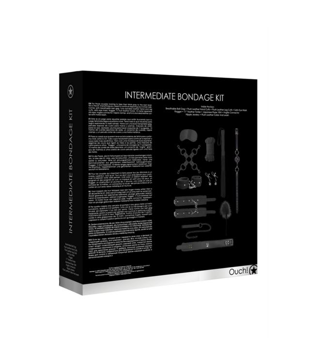 Ouch! Exciting Couples Intermediate Bondage Kit – Complete Kinky Set!