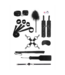 Ouch! Complete Bed Binding Kit Met Boeien, Ball Gag, Paddle En Oogmasker