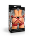 XR Brands Crimson Captive Vegan Bondage Cuffs - Sexy & Animal-Friendly Fun