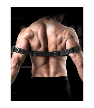 Pipedream COMMAND Verstelbare Nylon Bicep Binder Met RVS Sluitingen