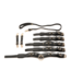 XR Brands Vegan Leren Lover'S Restraints Set Met Halsband En Boeienverbinders Zwart