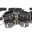 XR Brands Luxuriöses verstellbares Leder-Bettfessel-Set für stilvolle Bondage-Momente