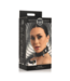 XR Brands Discrete Faux Leer Tracking Halsband Verstelbaar Zwart XR Brands