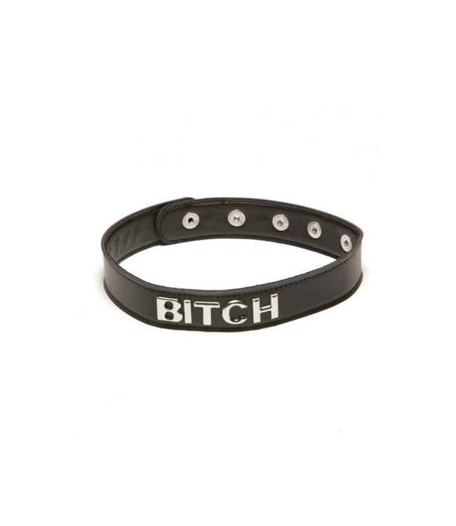 Xplay by Allure Bold Adjustable Bitch Collar | Tough PVC for Unique Style