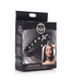 XR Brands Dark Heart Chrome Black Choker - Stylish BDSM Accessory & Gift