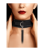 Ouch! Stylish Velvet Adjustable Collar & Leash for Bondage Fun