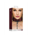 Ouch! Neopreen Halsband Met Verstelbare Leash En Ruitpatroon - 52,5 cm