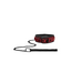 Ouch! Neopreen Halsband Met Verstelbare Leash En Ruitpatroon - 52,5 cm