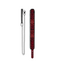 Ouch! Neopreen Halsband Met Verstelbare Leash En Ruitpatroon - 52,5 cm