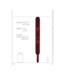 Ouch! Neopreen Halsband Met Verstelbare Leash En Ruitpatroon - 52,5 cm