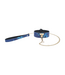 Ouch! Florence Kollektion Halsband & Leine Blau – Stilvoll, robust & modern