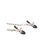 Ouch! Verstelbare Velcro Halsband Met Tepelklemmen Voor Comfort En Controle