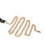 XR Brands Vegan Leren Bondage Halsband Zwart Met Gouden Gespen Verstelbaar