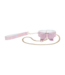 Ouch! Ouch! Paris Set Halsband En Leash Roze Van Gelamineerd Leer Met Iriserende Hardware