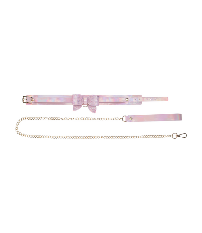 Ouch! Ouch! Paris Kollektion Halsband & Leine - Elegant und strapazierfähig in Rosa