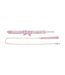 Ouch! Paris Collection Pink Collar & Leash – Stylish, Sturdy, Iridescent