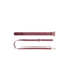 Ouch! Ouch Halo Rood Halsband En Leash Set Met Gouden Accenten En Lederlook