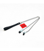 Red Leather Plantaardig Gelooide Borstklemmen Met 55 Cm Leash Van Europees Leer