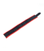 Red Leather Verstelbare Leren Halsband Met 3D Metalen Ringen Zwart Rood 6,5 cm