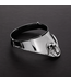 Steel by Shots Elegantes Cleopatra-Halsband mit O-Ring – Feminines Fetisch-Accessoire 16 cm