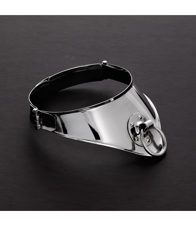 Steel by Shots Cleopatra Chrome-Plated Slave Collar with O-Ring – 16 cm Stylish Accessory