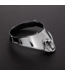 Steel by Shots Vrouwelijke Verchroomde Steel by Shots Slavenhalsband Met O-Ring 16 Cm