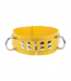 Red Leather Ultra Series Gele Plant-Based Leather Ketting Met Verstelbare Metalen Gespen