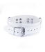 Red Leather Ultra Leather Necklace White - Stylish Adjustable Accessory for Unique Looks