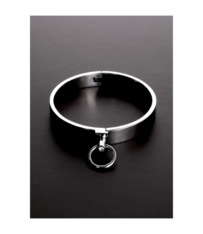 Steel by Shots Roestvrijstalen Slave Collar Met O-Ring En Inbussleutel | US Maat 16 / EU 44