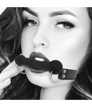 Ouch! OUC! Silicone Bit Gag - Adjustable, Safe & Stylish for BDSM Fun