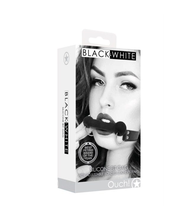 Ouch! Bequemer Silikon-Bit-Gag Ouch! – Sicheres BDSM-Vergnügen für alle