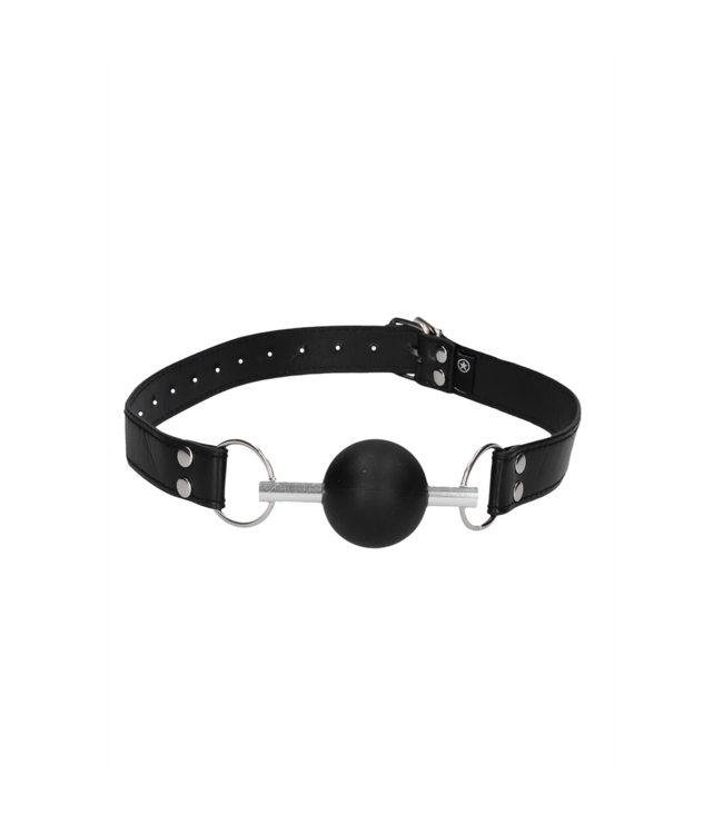 Ouch! Ball Gag Van Hoogwaardig Leer Met Verstelbare Riemen | Ouch! by Shots