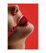 Ouch! Red Silicone Ball Gag | Adjustable Leather Straps for Naughty Fun