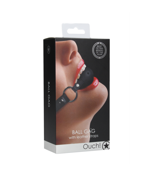Ouch! Ouch! Breathable Adjustable Ball Gag - Comfortable Naughty Play