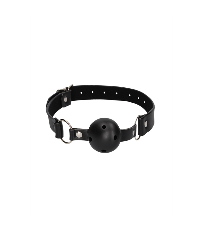 Ouch! Stylish Adjustable Breathable Ball Gag for Playful Intimacy
