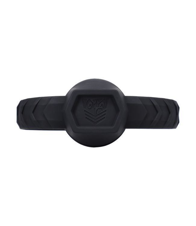 Doc Johnson SilentFit EZ-Adjust Siliconen Gag Zwart Voor Langdurig Comfort