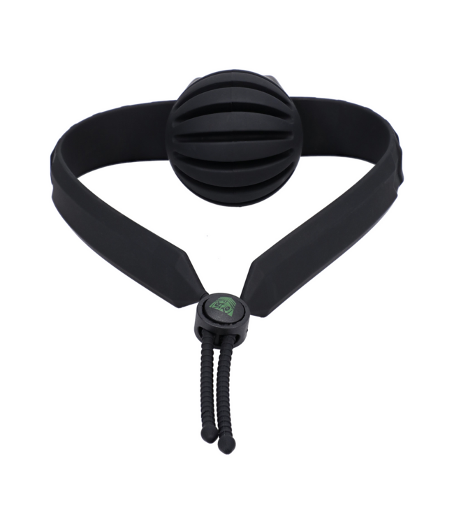 Doc Johnson SilentFit EZ-Adjust Siliconen Gag Zwart Voor Langdurig Comfort